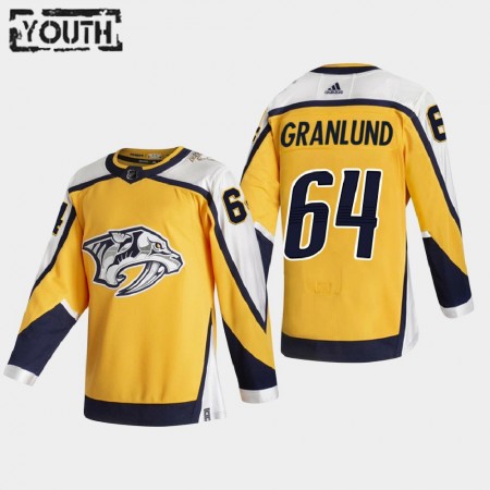 Kinder Eishockey Nashville Predators Trikot Mikael Granlund 64 2020-21 Reverse Retro Authentic